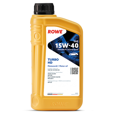 ROWE HIGHTEC TURBO HD SAE 15W-40 - 1 л.