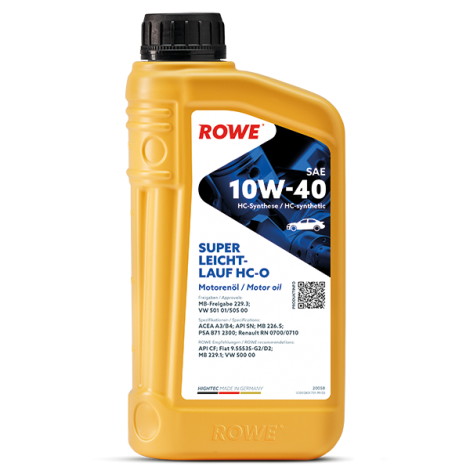 ROWE HIGHTEC SUPER LEICHTLAUF HC-O SAE 10W-40 - 1 л.