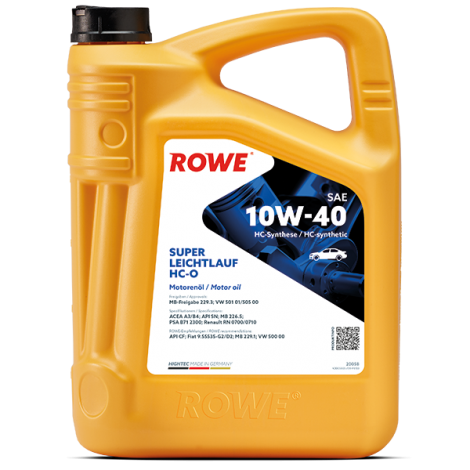 ROWE HIGHTEC SUPER LEICHTLAUF HC-O SAE 10W-40 - 5 л.