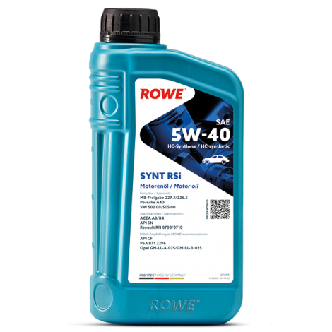 ROWE HIGHTEC SYNT RSi SAE 5W-40 - 1 л.