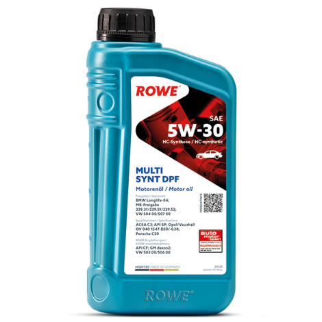 ROWE HIGHTEC MULTI SYNT DPF SAE 5W-30 - 1 л.