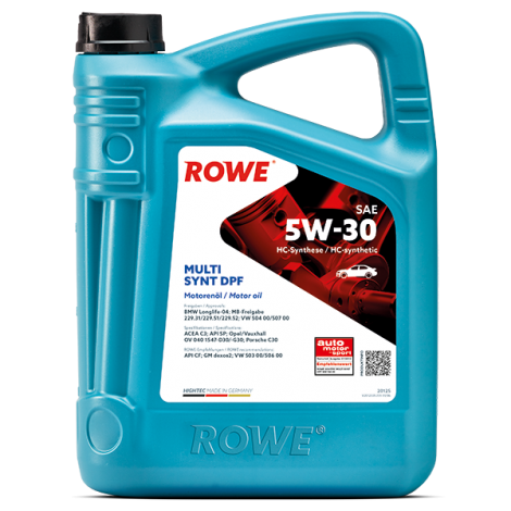 ROWE HIGHTEC MULTI SYNT DPF SAE 5W-30 - 5 л.