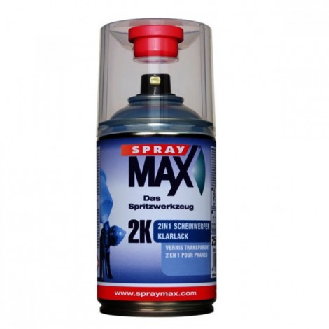 SprayMax 2К Защитен Лак 2 в 1 за Поликарбонатни Фарове с Активатор